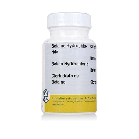 Bétaïne Hydrochloride - Dr Clark