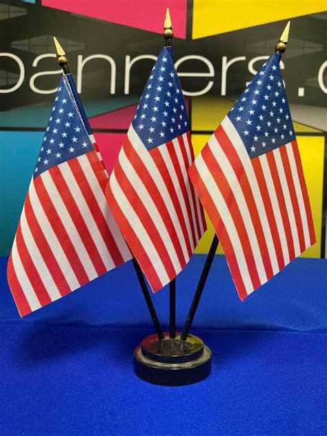 Custom Mini Flags With Logo Custom Printed Hand And Desk Flags Fls