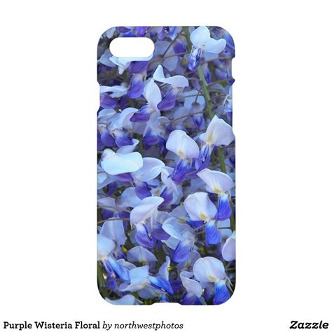 Purple Wisteria Flowers Floral Iphone Case Floral Iphone Case Purple Wisteria