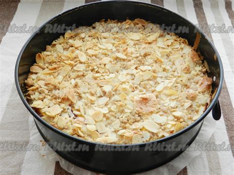 Пирог с персиками и кремом: 13 фото в рецепте