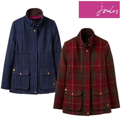 joules fieldcoat ladies tweed coat
