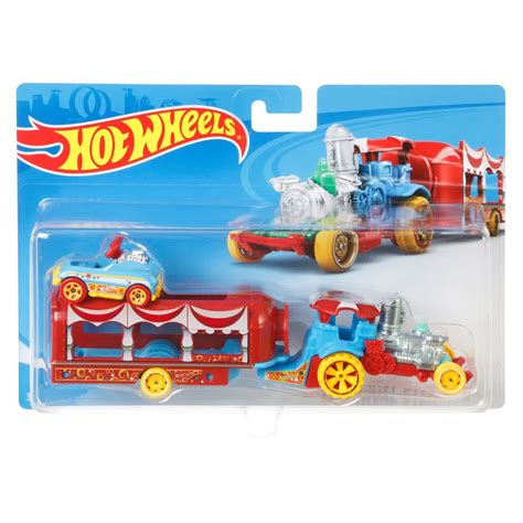 Hot Wheels Caminhão Transportador Car Nival Steamer FKW Mattel Shopee Brasil