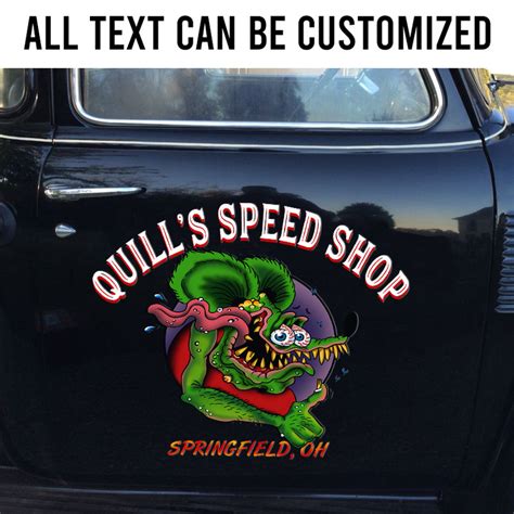 Pcs Personalized Eye Ball Hot Rod Kustom Garage Low Brow Art Vinyl Decals Bluefink