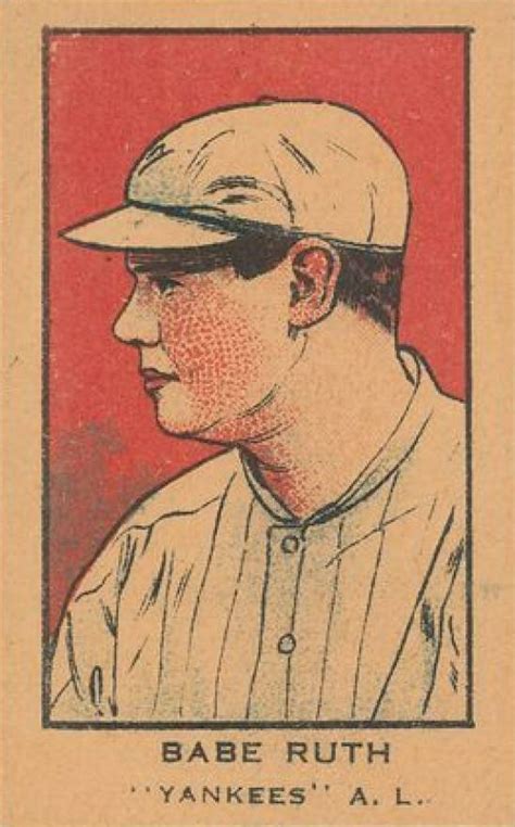 1921 Strip Card Babe Ruth Baseball VCP Price Guide