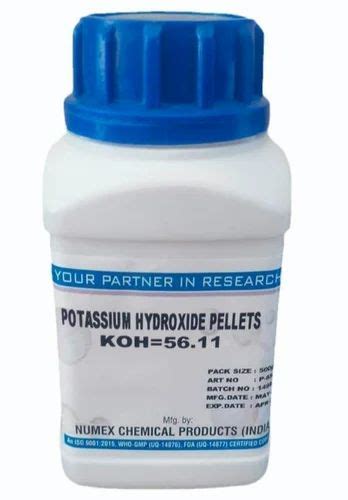 Potassium Hydroxide Pellets Gm Analytical Reagent Grade At