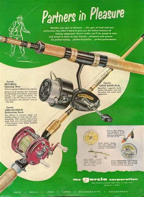 Vintage Fishing Reel Ads Pescaria Pescar Esportes