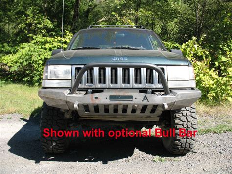 Elite Jeep Grand Cherokee Zj Modular Plain Front Winch Bumper 93 98