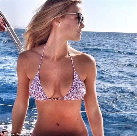 Bar Refaeli Shares Her Favourite Bikini Shots On The Beach In Montage Video Daily Mail Online