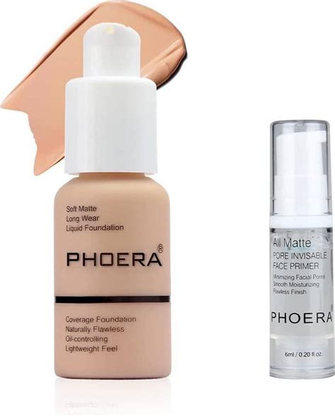 Phoera Full Coverage Foundation Soft Matte Oil Control Concealer 30ml