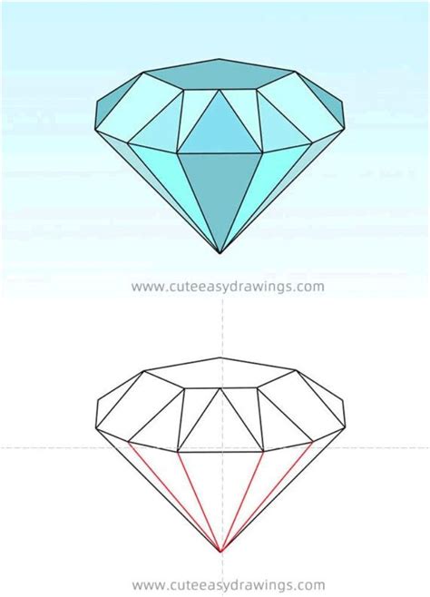 3d Diamond Drawing