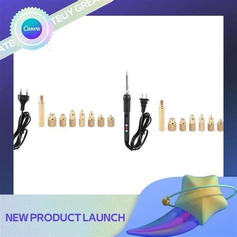 Greatbuy Heat Set Insert Soldering Iron Tip M M Brass Hot Melt Inset Nut Embedded Thread