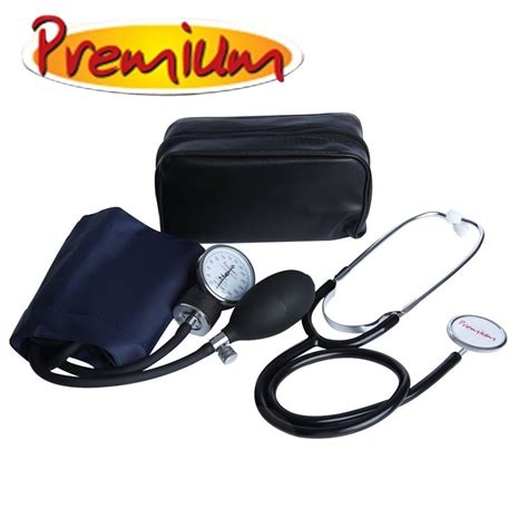 Aparelho De Pressão E Estetoscopio - Aparelho de pressao manual com estetoscopio preto premium Gtech ...