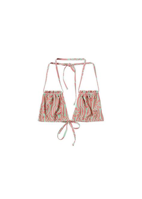 Mujer Top bikini estampado Verde Pastel Bikinis y bañadores Mango Jmcharro