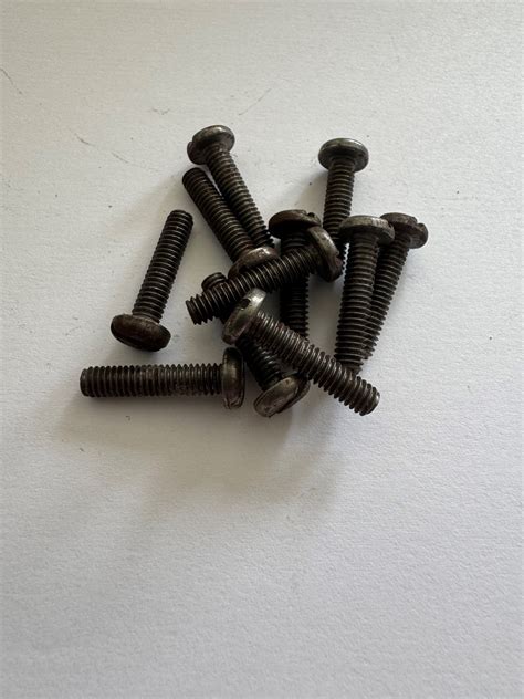 Pan Slot Screw Steel Unc Unified Coarse Thread Imperial Leyton Fasteners