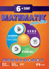 6 Sınıf Matematik İNTRO MOZAİK DEFTER