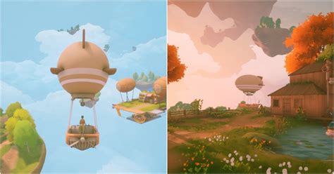 Solarpunk Cozy Survival Craft Game Set On Floating Islands