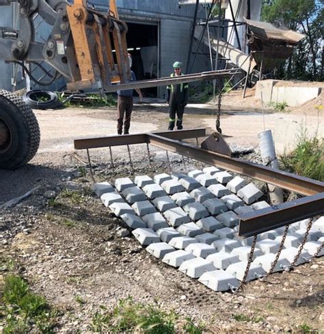 Precast Concrete Rip Rap Concrete Bros Swan River Manitoba