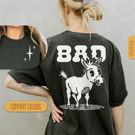 Bad Ass Donkey Shirt Etsy