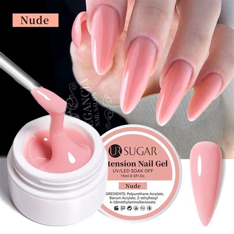 UR SUGAR Ml Nail Jelly Extension Gel Nude Cherry Blossom Store