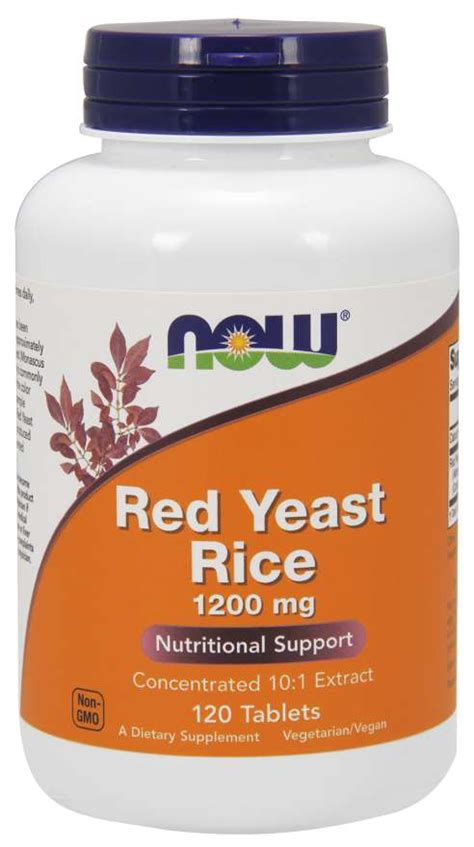 Now Foods Red Yeast Rice 1200 mg - 120 Tablets : Fresh Health Nutritions