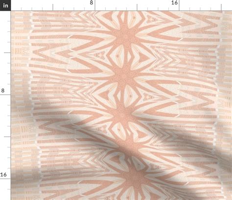 Monochrome Nude Tribal Geo Fabric Spoonflower