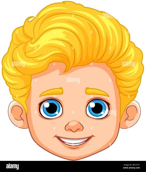 Cartoon Boy With Blonde Hair