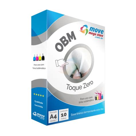 OBM Toque Zero 10 Folhas A4 Move Megastore