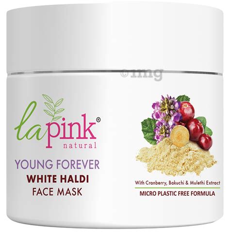 La Pink Young Forever White Haldi Face Mask Buy Jar Of 1000 Gm Face