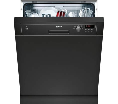 Buy Neff S E S Gb Full Size Semi Integrated Dishwasher Black Free