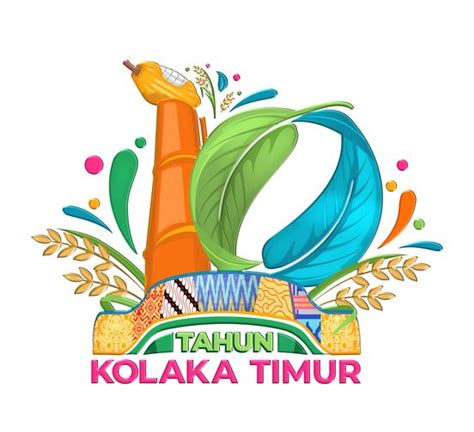 Logo Hut Ke 10 Tahun Kabupaten Kolaka Timur