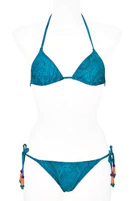 Women S Sexy Swimsuits Bikinis Navy Turquoise Lace Trim Mini Bows Sexy Pucker Back Bikini Swimsuit