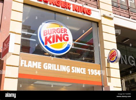 burger king menu high resolution stock photography  images alamy