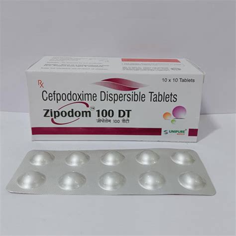 ZIPODOM - 100 DT TABLETS Unipure Biotech