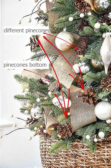 Pine Cone Christmas Tree Decorating Ideas | Shelly Lighting