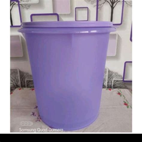 Jual Tupperware Toples Giant Canister Ungu Di Seller Honey Living