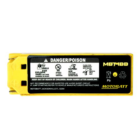 GS Battery GT4B-5 Battery Replacement - AGM Sealed for Motorcycle