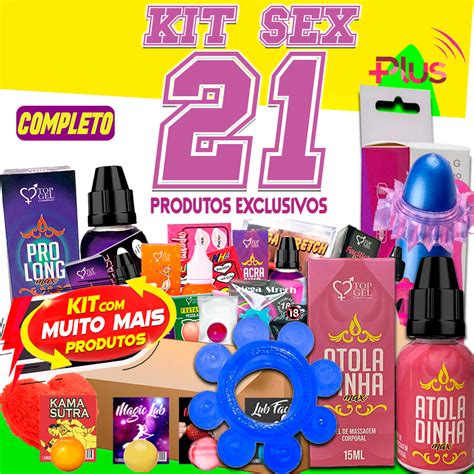 Kit Sex Shop Produtos Eróticos Da Topgel Sexy Shop e lubrificante intimo anal e outros