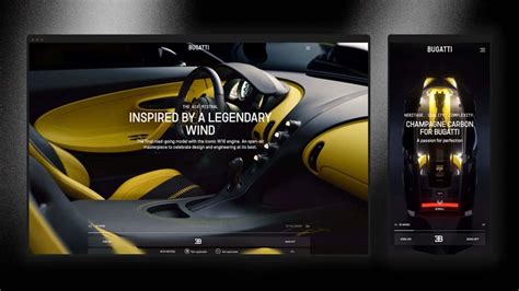 Bugatti Unveils A Revamped New Interactive Website