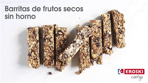 Receta F Cil Barritas De Frutos Secos Sin Horno Youtube