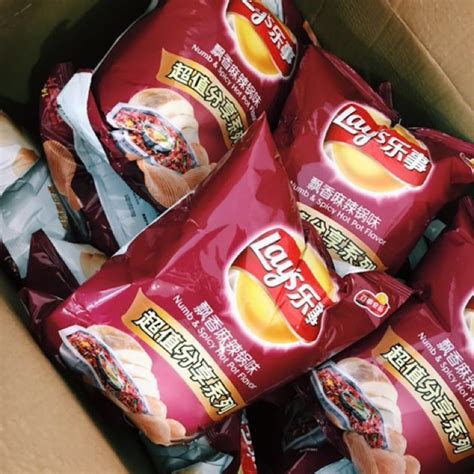 Instocks Lays Numb Spicy Hot Pot Flavor Mala Chips Food Drinks Packaged