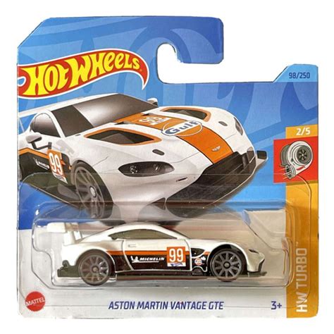 Игрушечная машинка Hot Wheels коллекция HW TURBO модель ASTON MARTIN VANTAGE GTE масштаб
