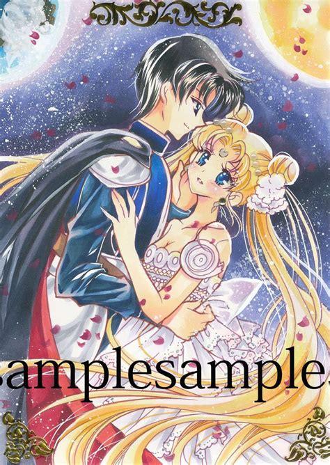 1boy 1girl Armor Bishoujo Senshi Sailor Moon Black Hair Blonde Hair Blue Eyes Cape Chiba Mamoru