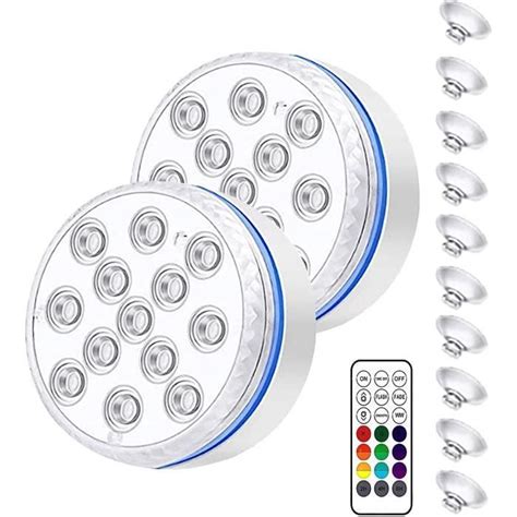 Lumi Re Led Submersible Clairage Ip Tanche Rgb Couleurs Avec