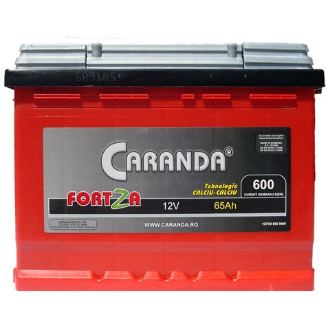 Baterie Auto Caranda Fortza 65ah Emag Ro