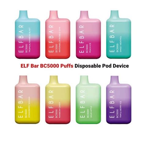 Elf Bar 5000 Puffs Disposable Bc5000 Vape Yuoto Vape Uae Emirates