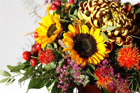 Autumn flower arranging - Thrive