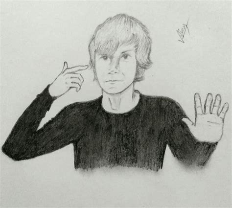 Tate Langdon Drawing Evan Peters Tate Langdon Evan Peters Sketches
