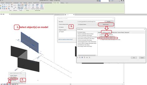 C Mo Seleccionar Un Elemento Para Exportarlo A Ifc Desde Revit