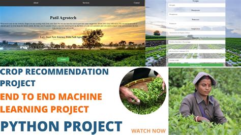 Machine Learning Project Crop Recommendation System Python Project