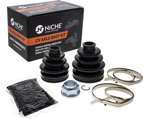 NICHE Front CV Axle Boot Kit For Yamaha Rhino 660 450 5KM 2510H 10 00